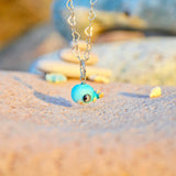 Blue Whale Pendant, Murano Glass *only pendant, without chain