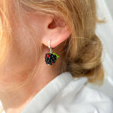 Blackberry Earrings, Berries Earrings, Sweet Earrings