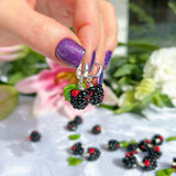 Blackberry Earrings, Berries Earrings, Sweet Earrings