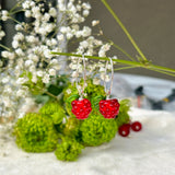 Raspberry Earrings