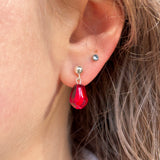 Pomegranate Seed Earrings