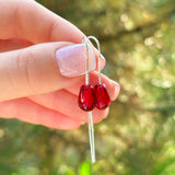 Pomegranate Seed Earrings