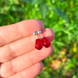 Pomegranate Seed Earrings