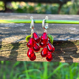 Pomegranate Seed Earrings