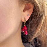 Pomegranate Seed Earrings