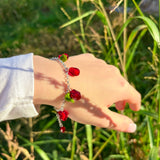 Pomegranate Seed Bracelet