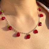 Pomegranate Seed Necklace