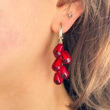 Pomegranate Seed Earrings