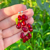 Pomegranate Seed Earrings