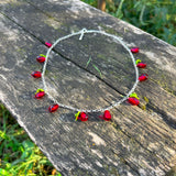 Pomegranate Seed Necklace
