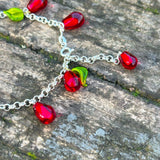 Pomegranate Seed Bracelet
