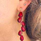 Pomegranate Seed Earrings