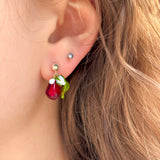 Pomegranate Seed Earrings