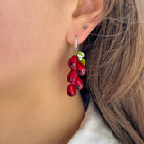 Pomegranate Seed Earrings