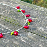 Pomegranate Seed Necklace