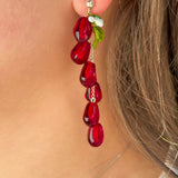 Pomegranate Seed Earrings