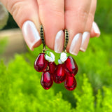 Pomegranate Seed Earrings