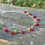 Pomegranate Seed Necklace