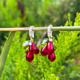 Pomegranate Seed Earrings