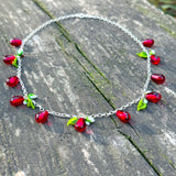 Pomegranate Seed Necklace
