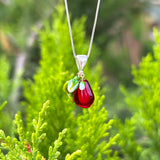 Pomegranate Seed Pendant