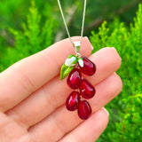 Pomegranate Seed Pendant