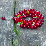 Pomegranate Seed Bracelet