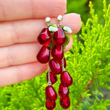 Pomegranate Seed Earrings