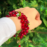Pomegranate Seed Bracelet