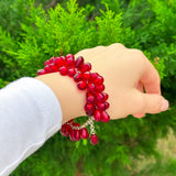 Pomegranate Seed Bracelet
