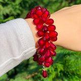 Pomegranate Seed Bracelet