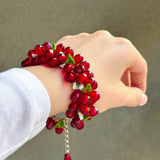 Pomegranate Seed Bracelet