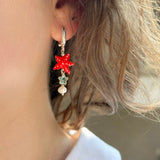 Lucky Red Star Earrings
