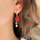 Lucky Red Star Earrings