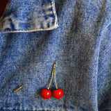 Lucky Cherry Brooch
