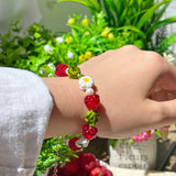 Lucky Raspberry Bracelet