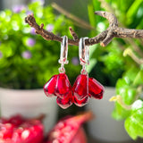 Pomegranate Seed Earrings