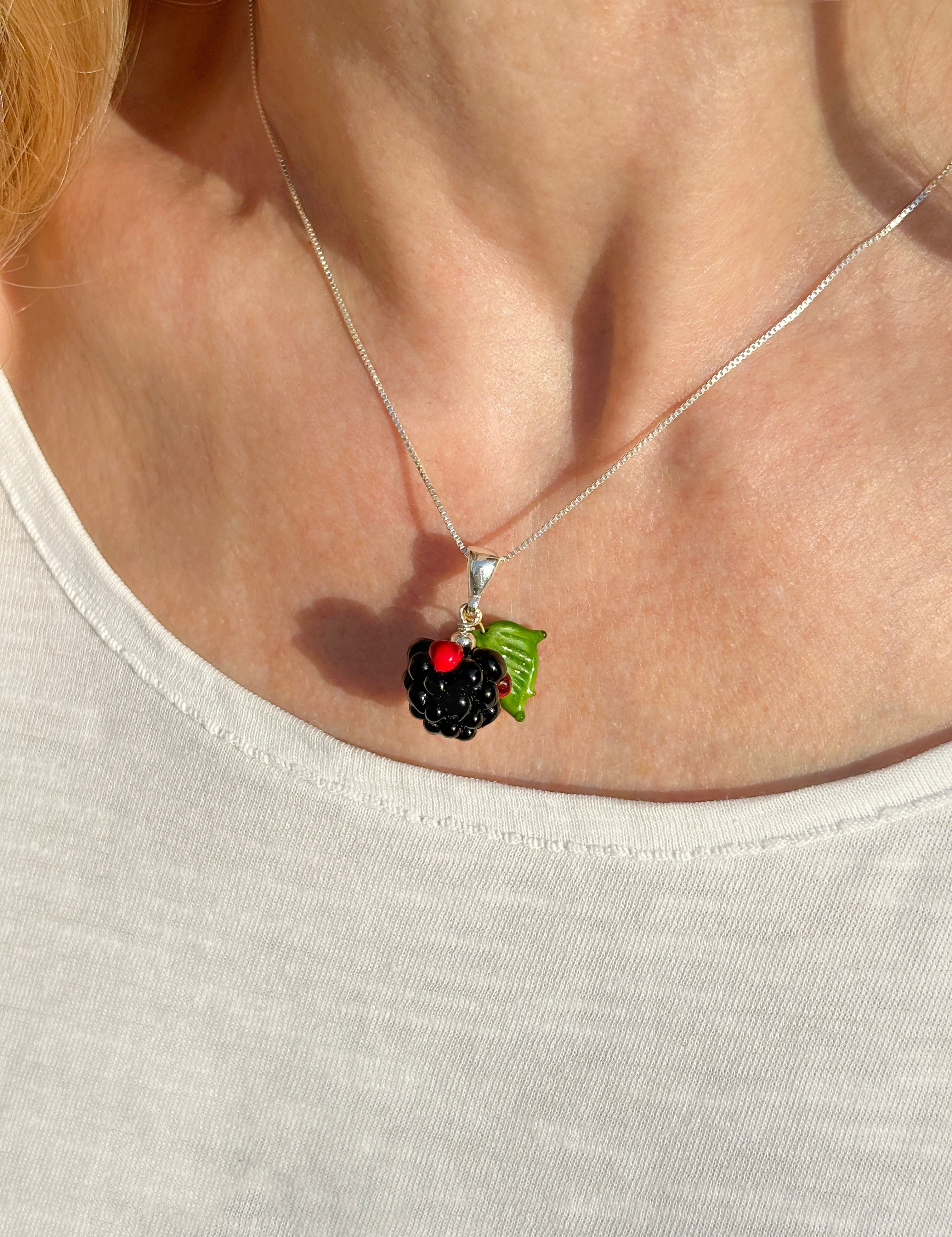 Blackberry Charm Necklace
