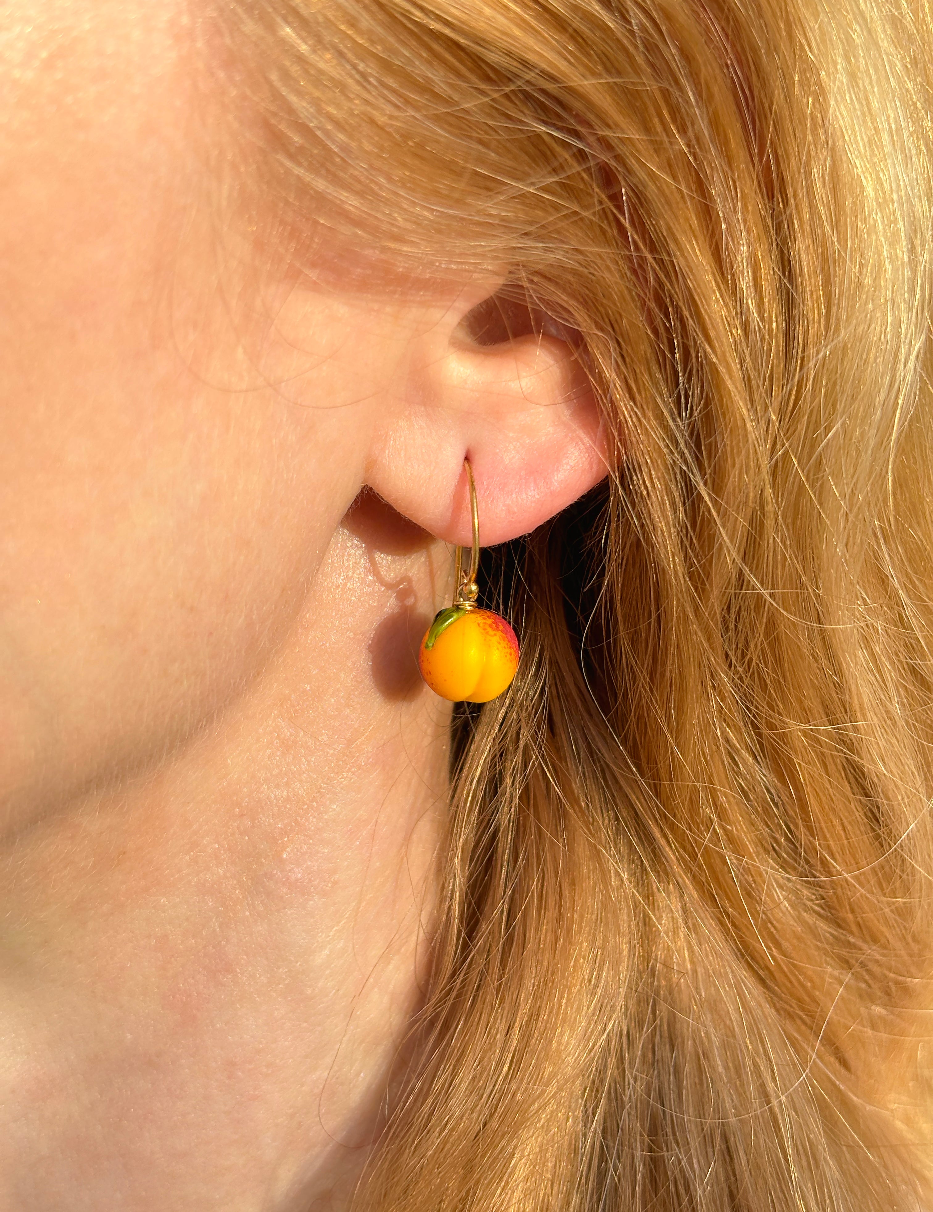 Peach Earrings