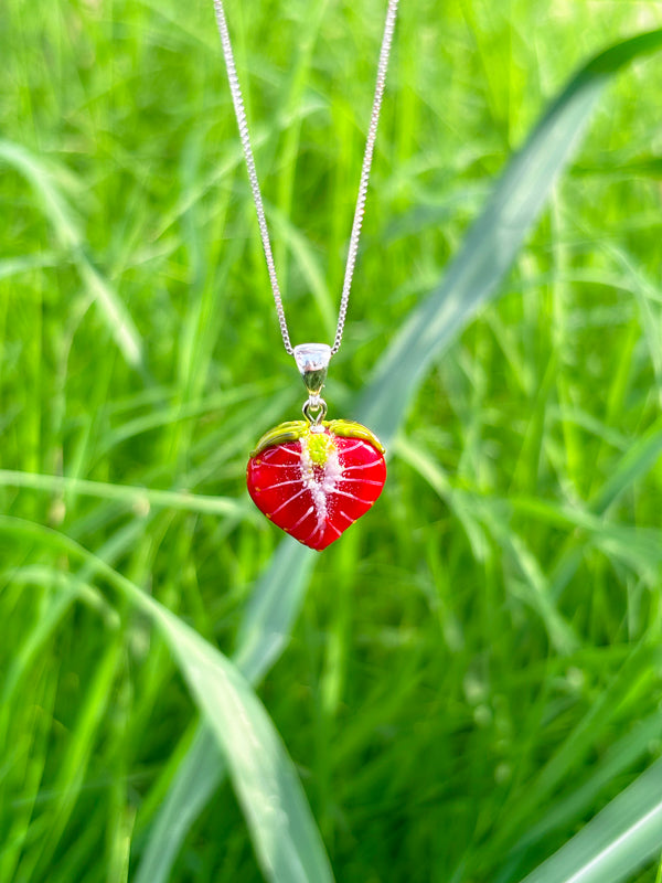 Strawberry Charm Necklace