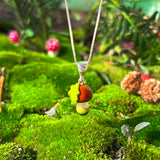 Lucky Boletus with a Leaf Necklace