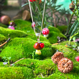 Lucky Boletus with a Ladybug Necklace