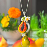 Lucky Papaya Necklace