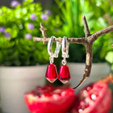 Pomegranate Seed Earrings