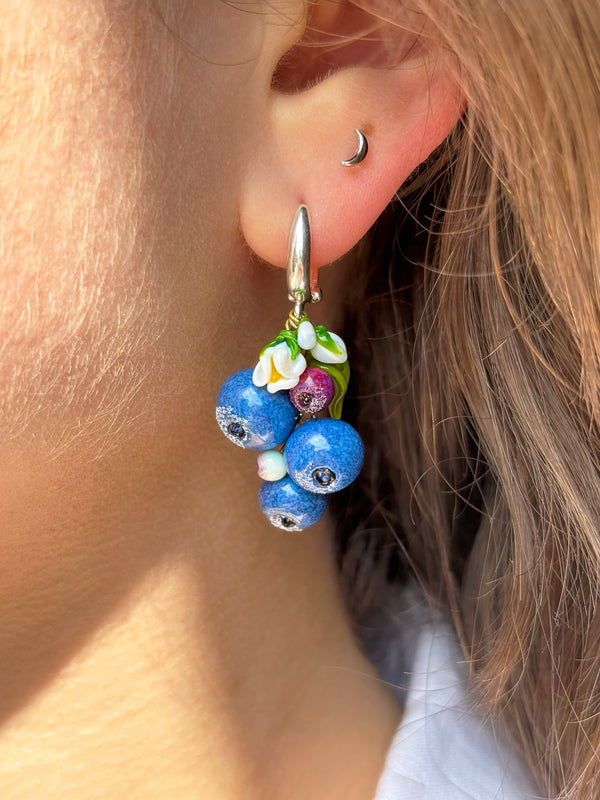 Lucky Blueberry Earrings