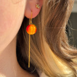 Lucky Peach Earrings
