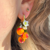 Lucky Peach Blossom Earrings