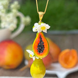 Lucky Papaya Necklace