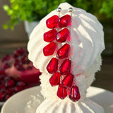 Pomegranate Seed Earrings