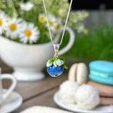 Blueberry Blossom Necklace